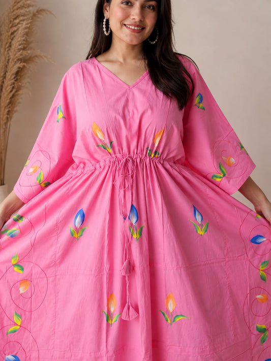 Flora Grace Hand Painted Kaftan