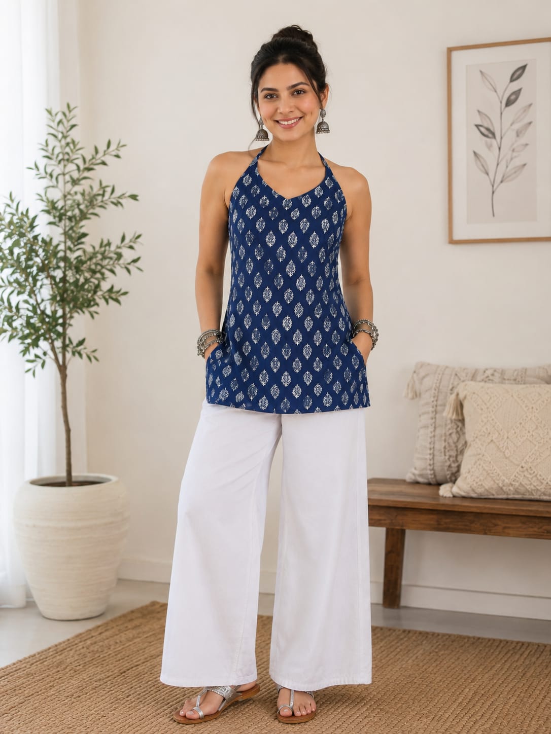 Indigo Noor Short Kurti