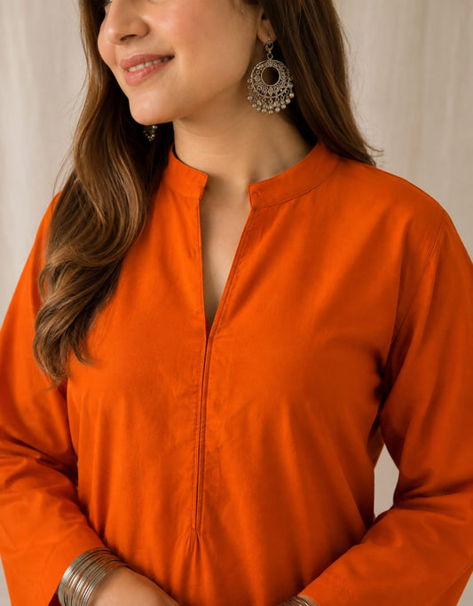 Kesariya Bloom Farshi Salwar Set