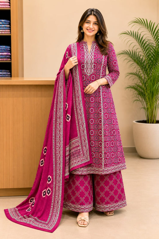 Gulnaar Pure Cotton Suit Set