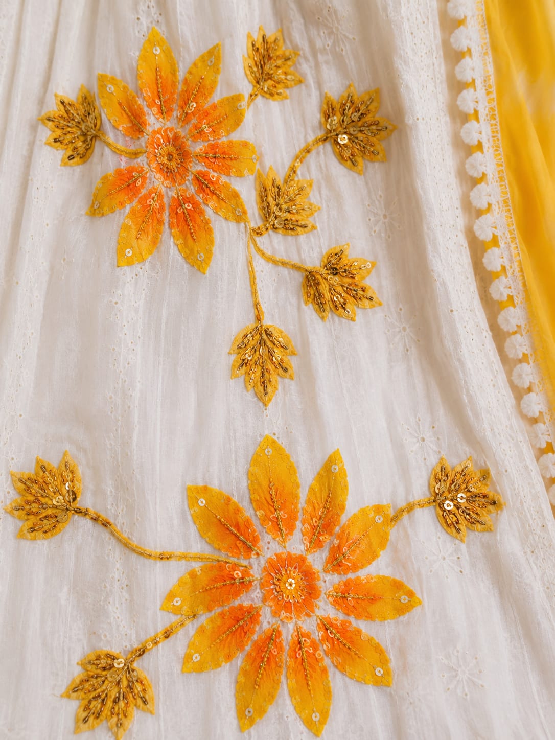 Sunehri Bloom Shifly Cotton Suit Set