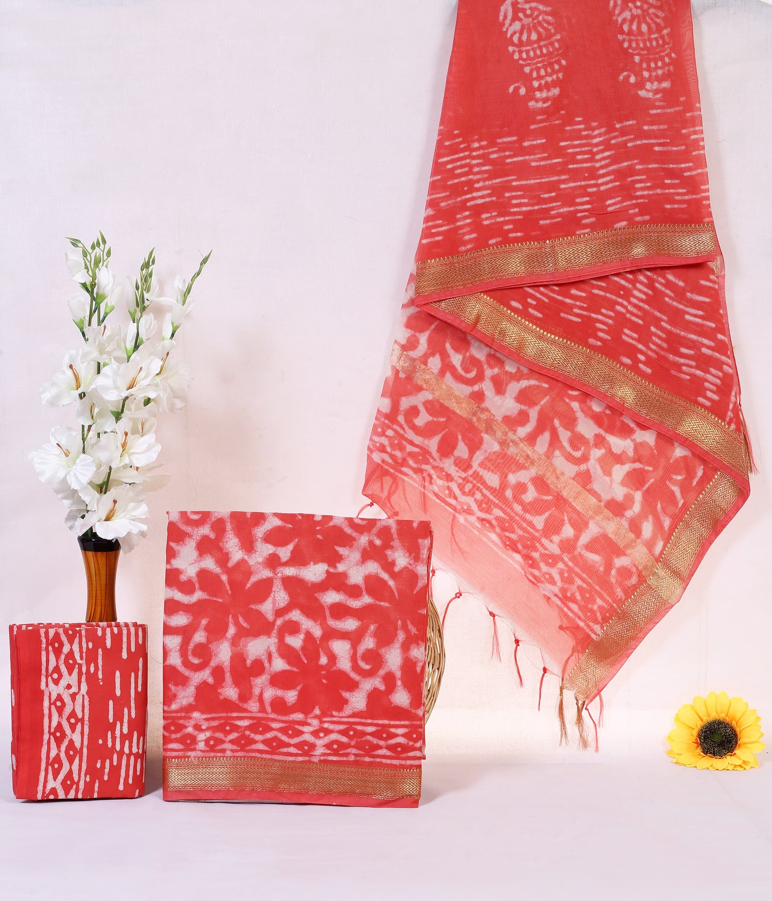 Maheshwari Silk Suit