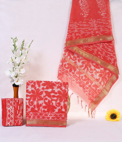 Maheshwari Silk Suit Set