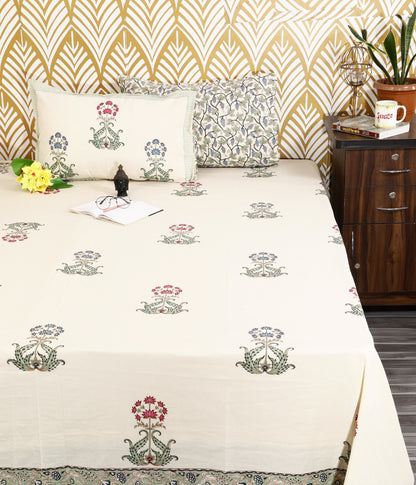 Aabha Hand Block Print Bedsheet
