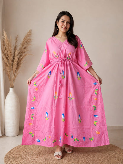 Flora Grace Hand Painted Kaftan
