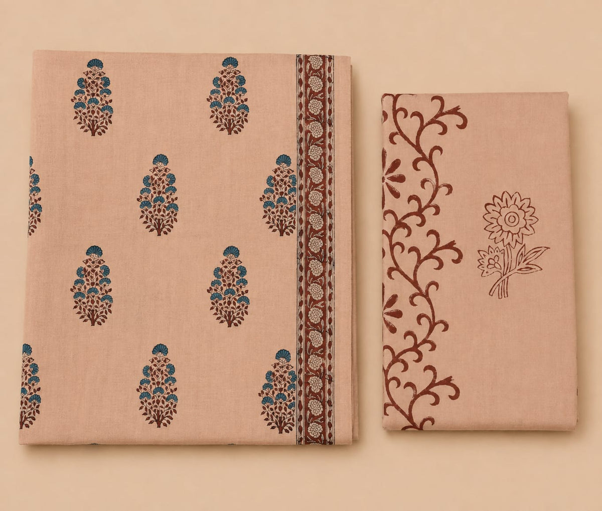 Blush Heritage Kota Doriya Dupatta Suit Set