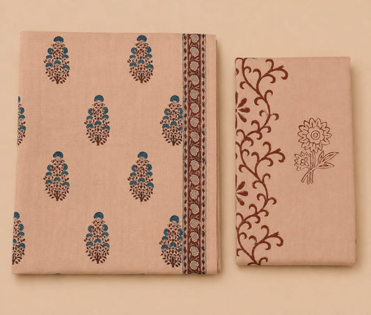 Blush Heritage Kota Doriya Dupatta Suit Set