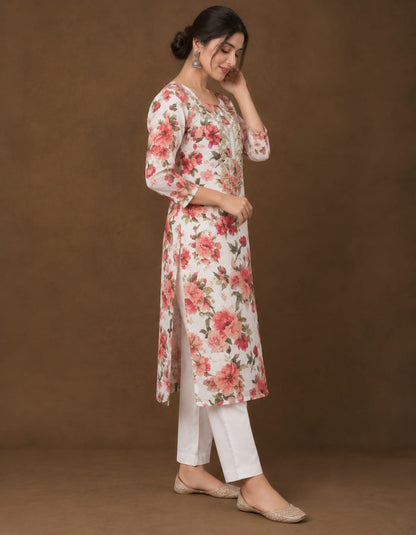 Gulabi Gulshan Chanderi Suit Set