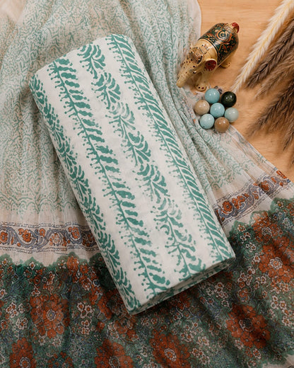Hand Block Printed Cotton Salwar Suits