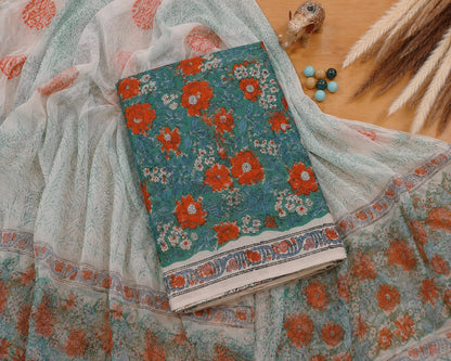 Hand Block Printed Cotton Salwar Suits