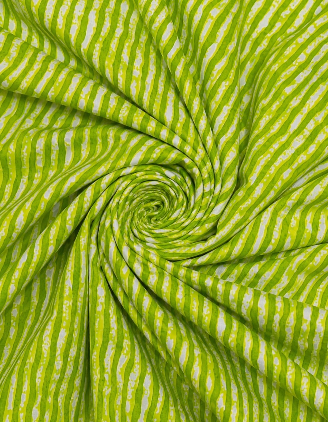 Hari Leheriya Cotton Running Fabric