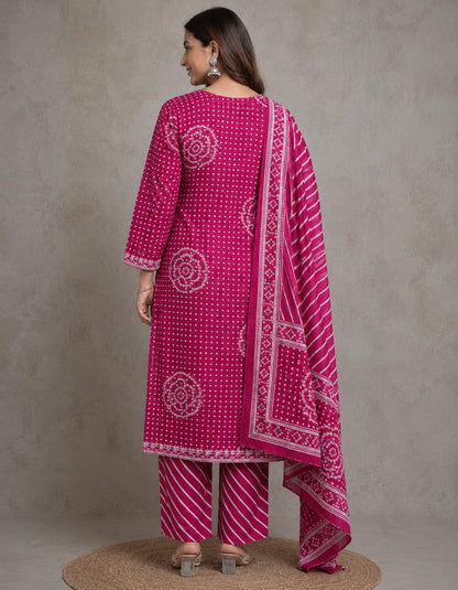 Heritage Bloom Cotton Suit Set