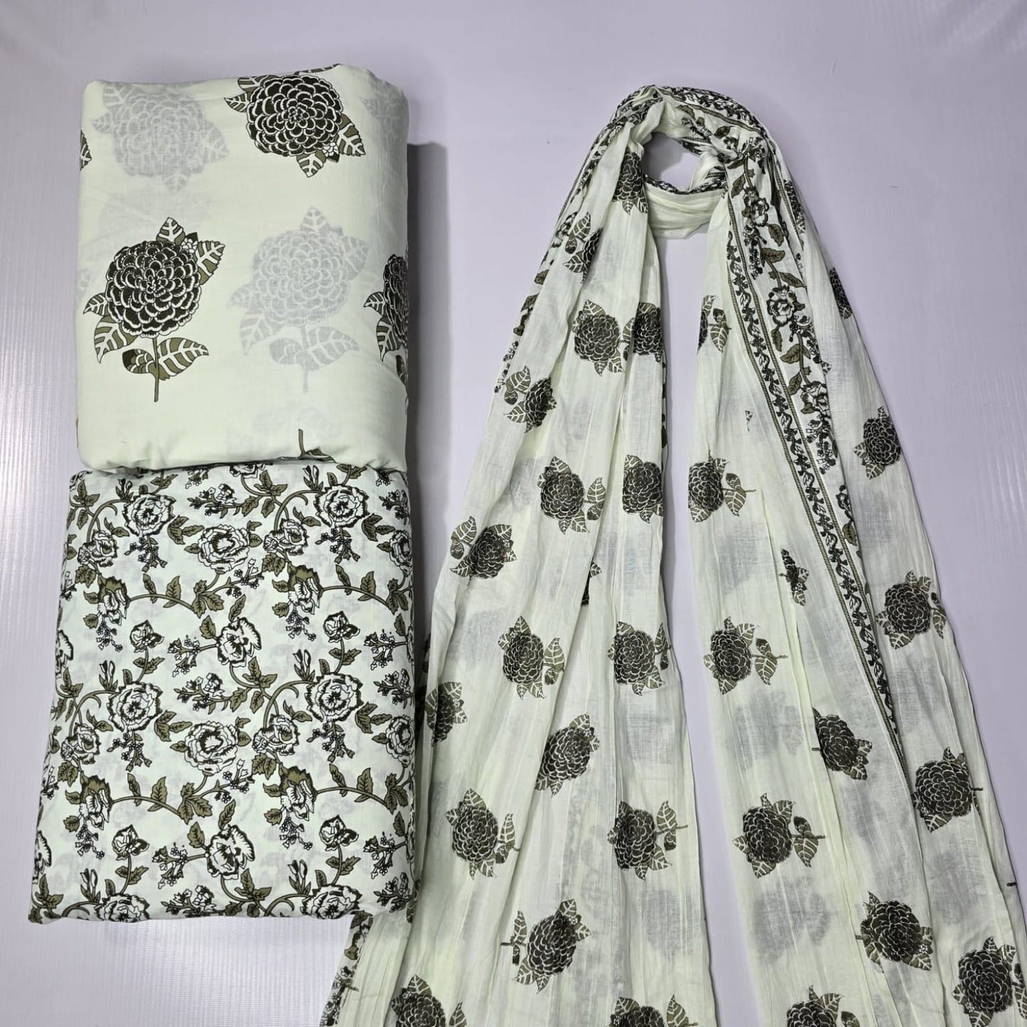 Jaipur block Print Pure Cotton Suit Set