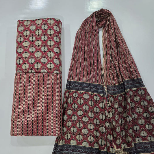 Jaipur block Print Pure Cotton Suit Set