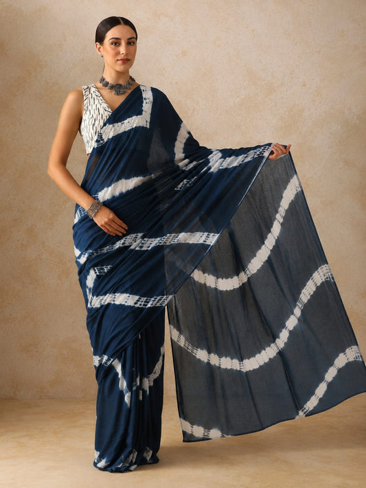 Leher Bagru Pure Mulmul Cotton Saree