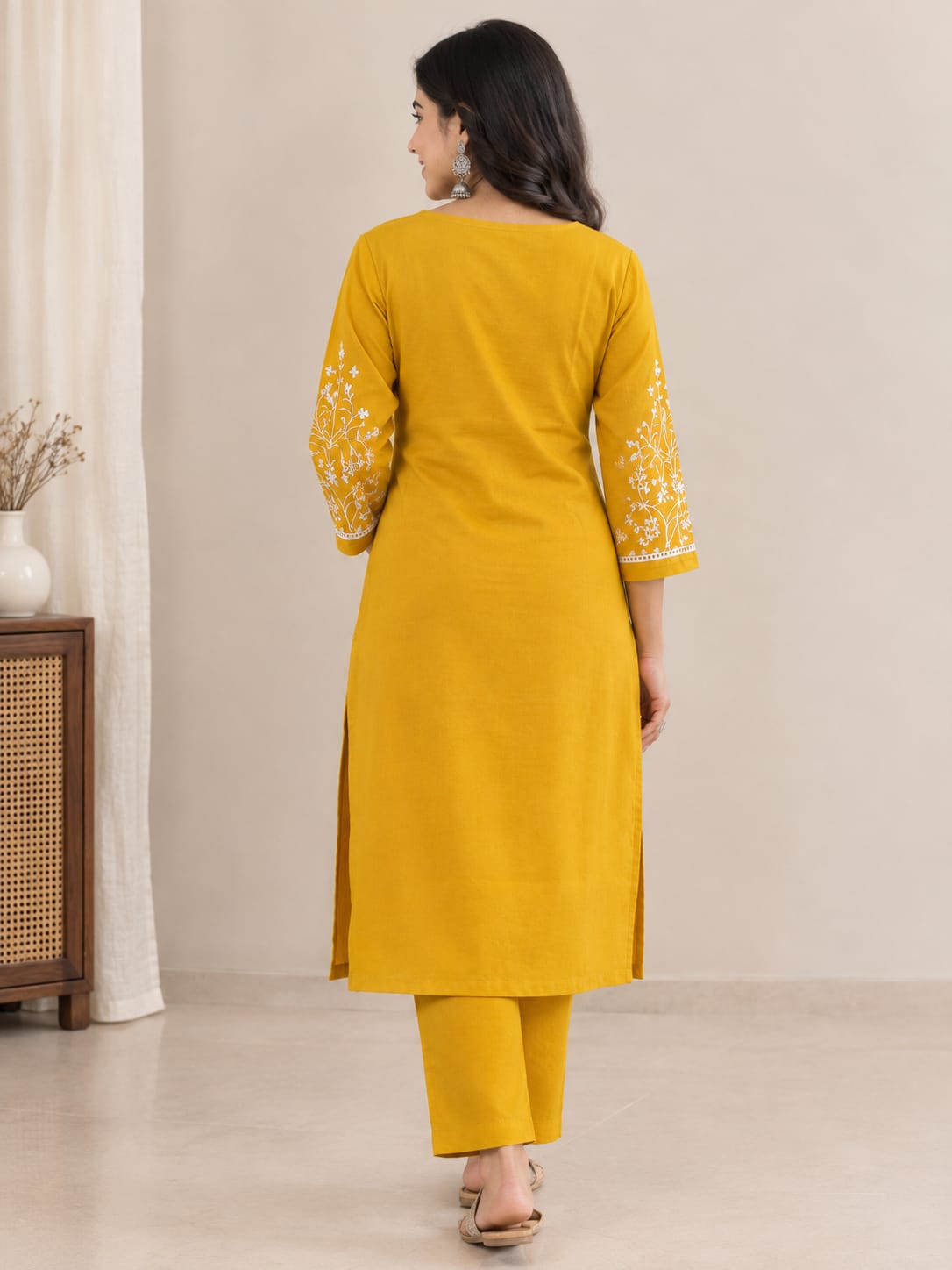 Marigold Muse Cotton Kurta Pant Set