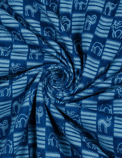 Neel Gaj Cotton Running Fabric