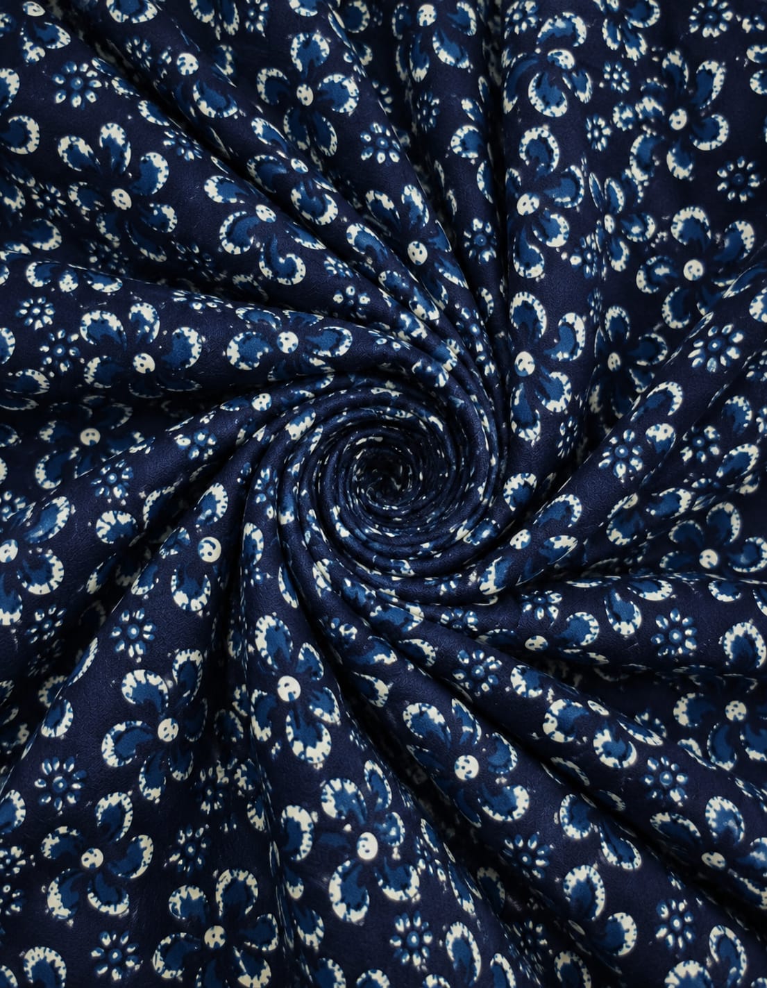 Neel Pushp Cotton Running Fabric