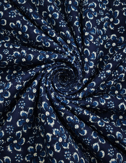 Neel Pushp Cotton Running Fabric
