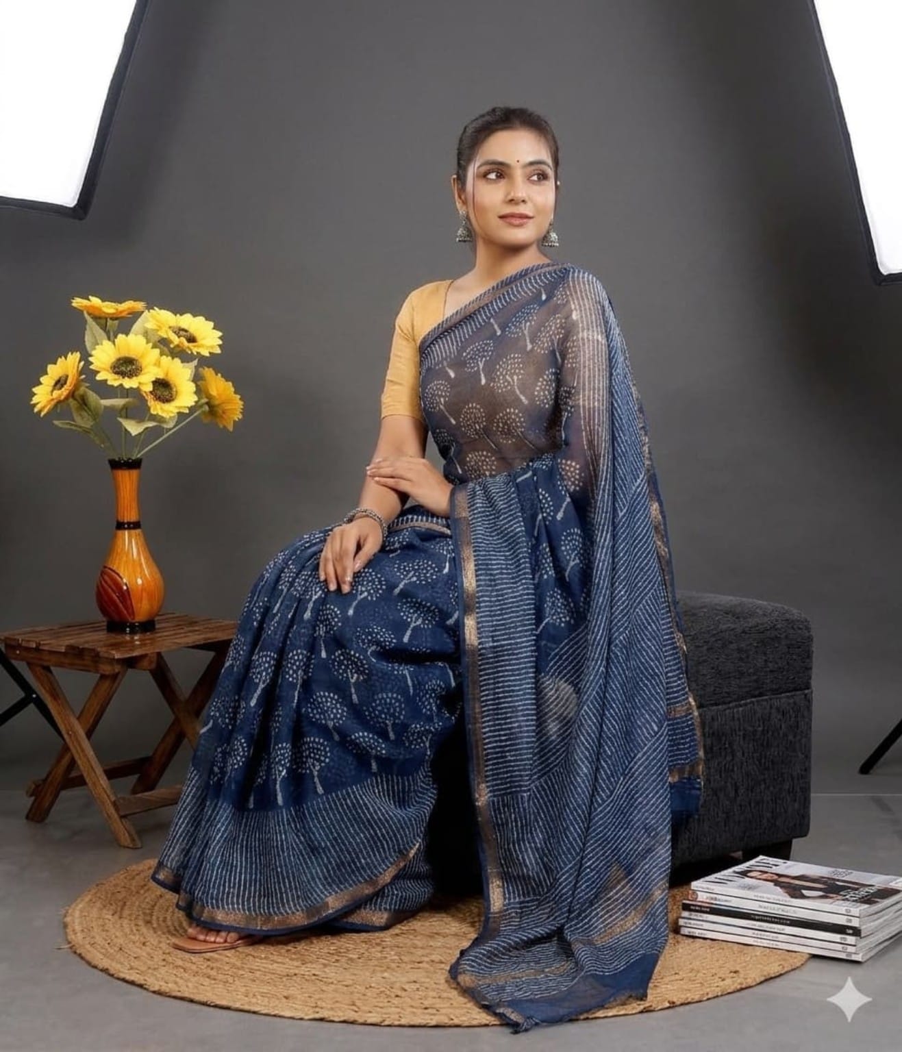 Neel Noor Kota Doriya Saree