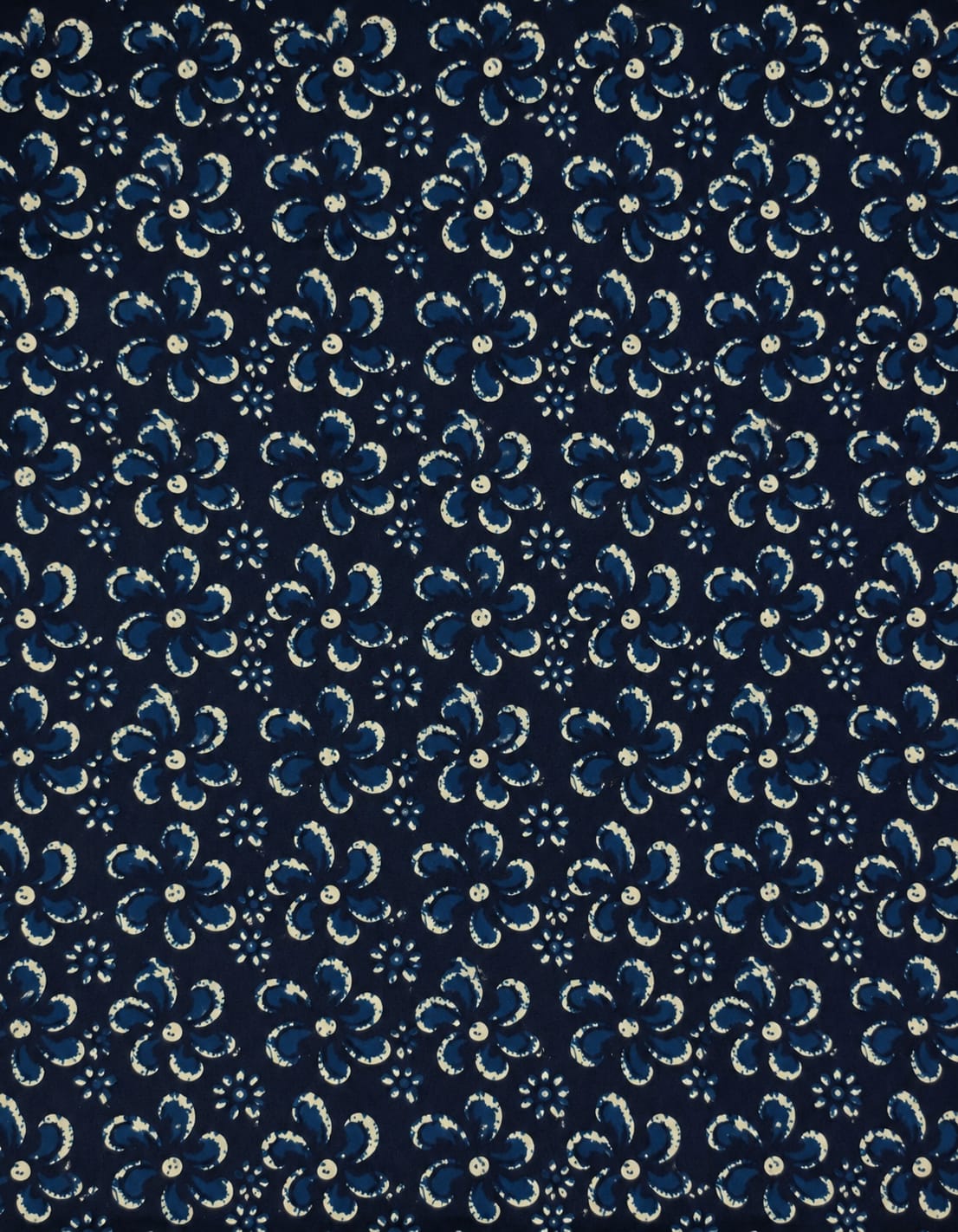 Neel Pushp Cotton Running Fabric