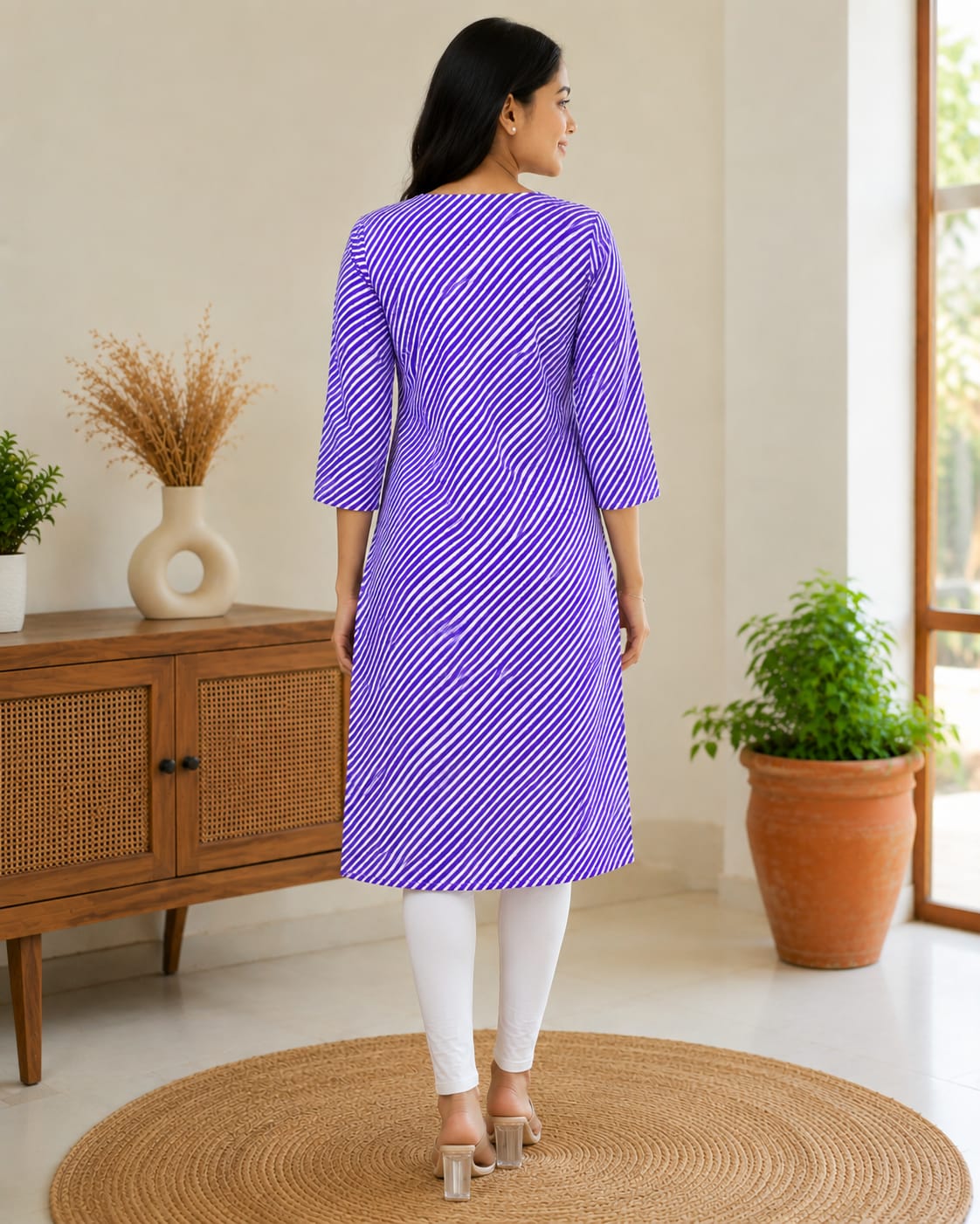 Neelam Leheriya Cotton Kurti