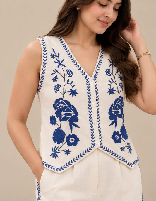 Noor-e-Neel Cotton Flex Co-Ord Set