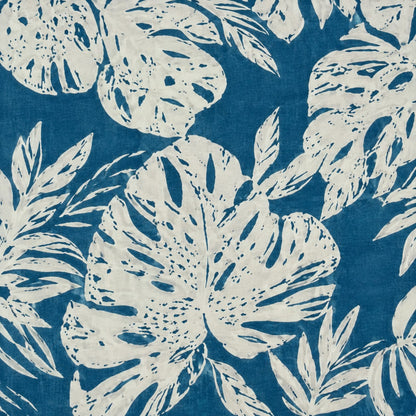 Ocean Bloom Cotton Running Fabric