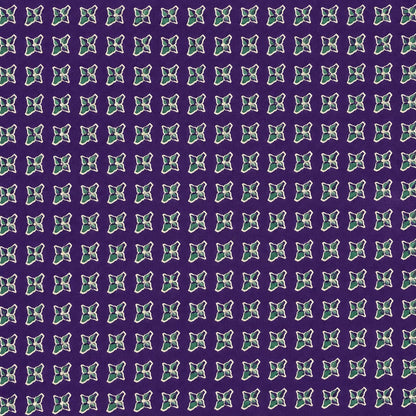 Purple Saaz Cotton Running Fabric