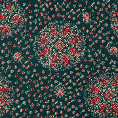 Rangrez Paisley Cotton Running Fabric