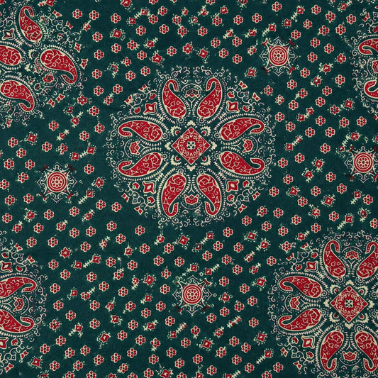 Rangrez Paisley Cotton Running Fabric