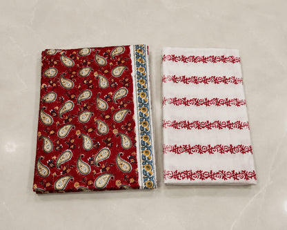 Rangrez Paisley Kota Doriya Dupatta Suit Set