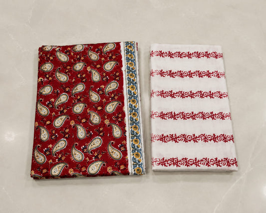 Rangrez Paisley Kota Doriya Dupatta Suit Set