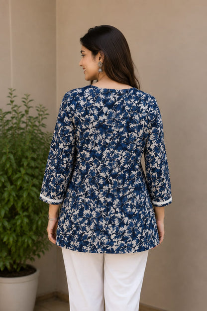 Roohani Cotton Short Kurti