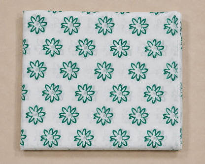 Saanjh Blue Floral Kota Doriya Suit Set