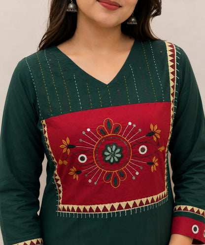 Virsa Sanganeri Cotton Suit Set