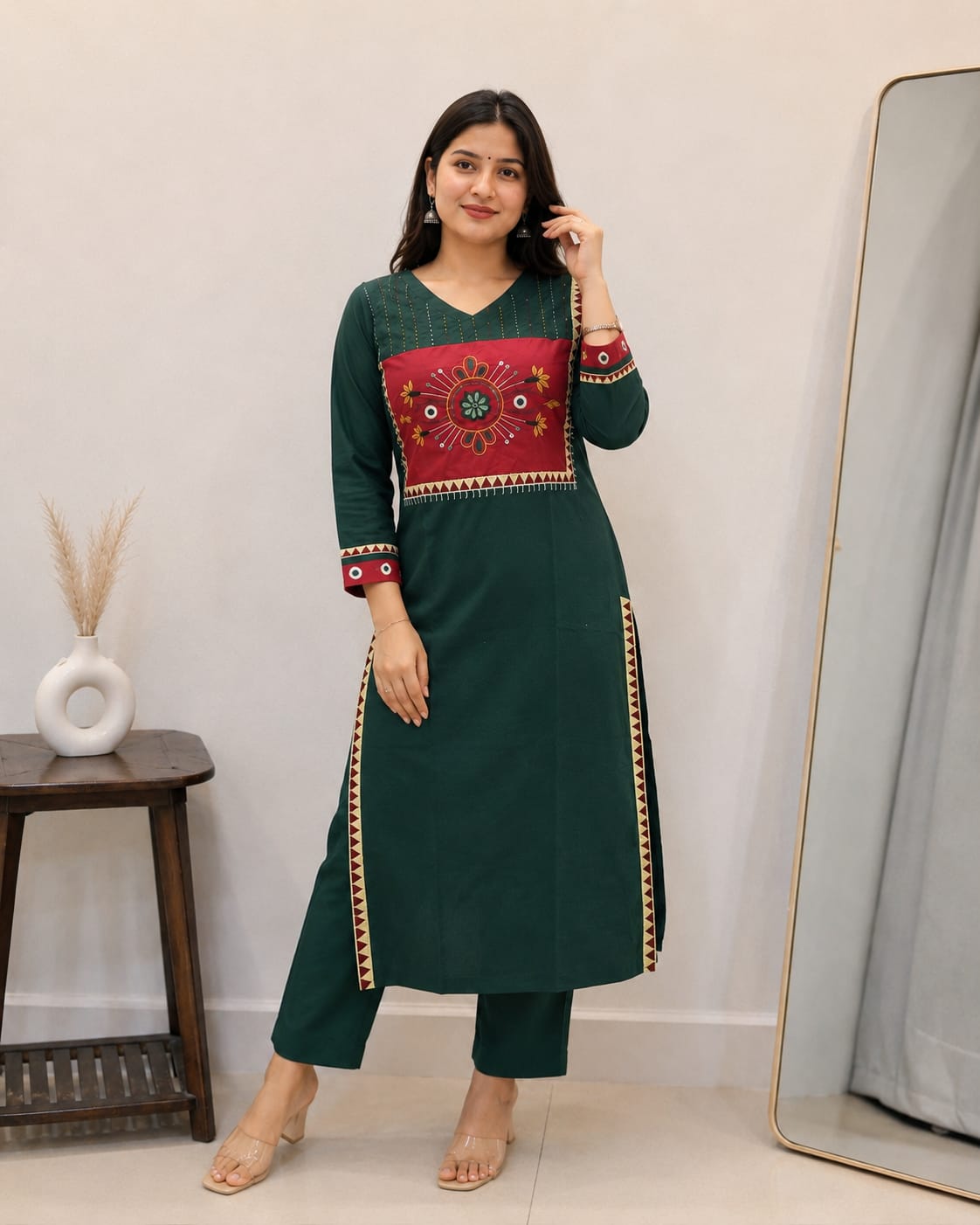 Virsa Sanganeri Cotton Suit Set