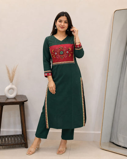 Virsa Sanganeri Cotton Suit Set