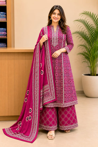 Gulnaar Pure Cotton Suit Set
