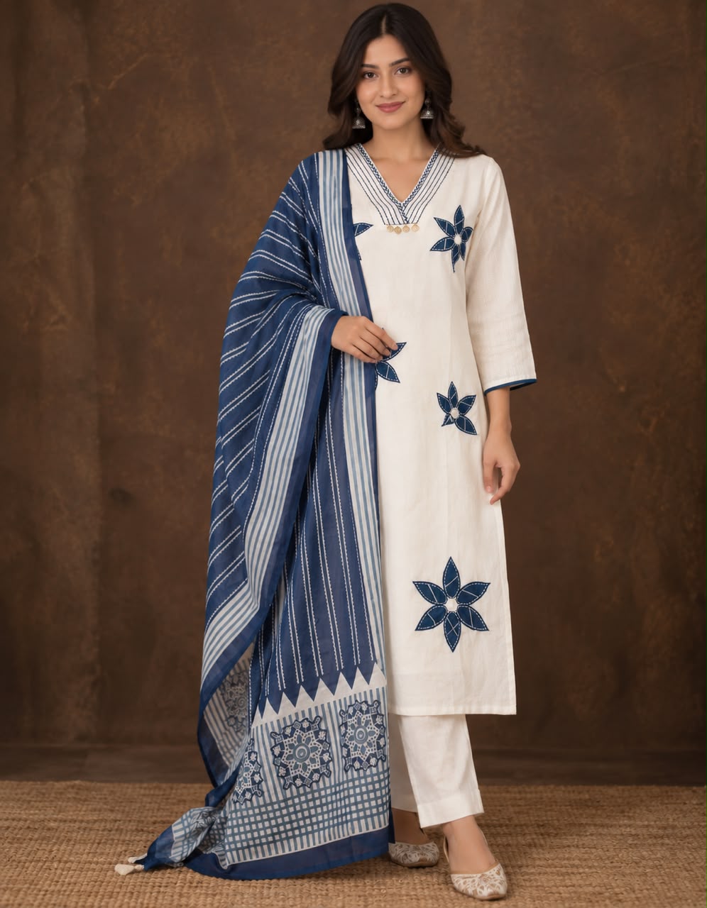 Zarisha Handwork Cotton Suit Set