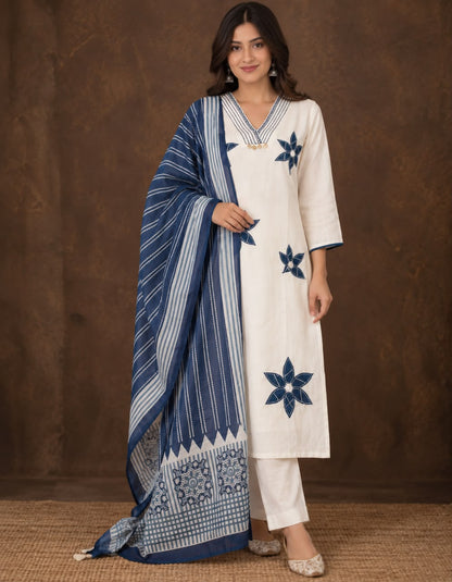 Zarisha Handwork Cotton Suit Set