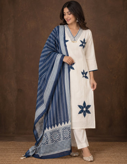 Zarisha Handwork Cotton Suit Set
